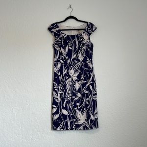 Semi Formal Floral Fitted Dress